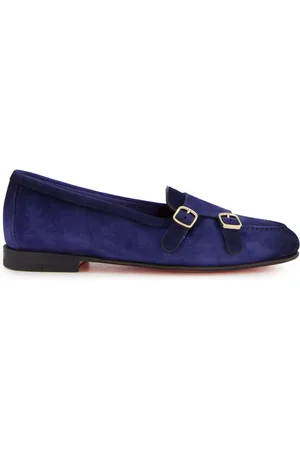 santoni Double-buckled moccasins