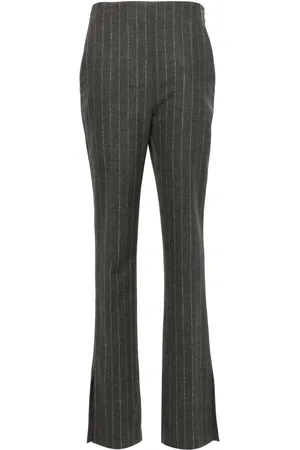 GENNY Pinstripe wool trousers