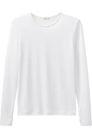 BITE Long-sleeve semi-sheer top