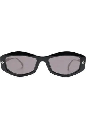 Alexander McQueen Spike-studs geometrical sunglasses