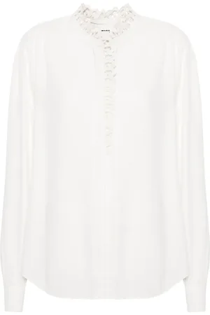 Isabel Marant Estela broderie anglaise-trim shirt