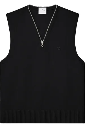 Courrèges V-neck sleeveless sweater