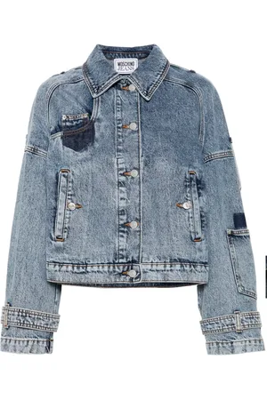 Moschino Logo-engraved buttons jacket