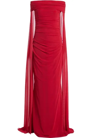 TALBOT RUNHOF Off-shoulder gown