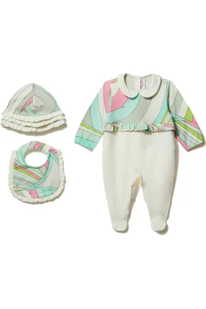 PUCCI Junior Iride-print babygrow set