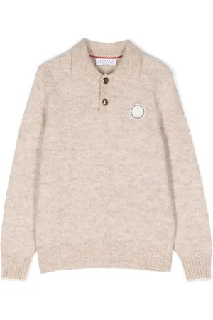 Brunello Cucinelli Logo-patch sweater