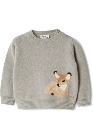 Il gufo Reindeer motif jumper