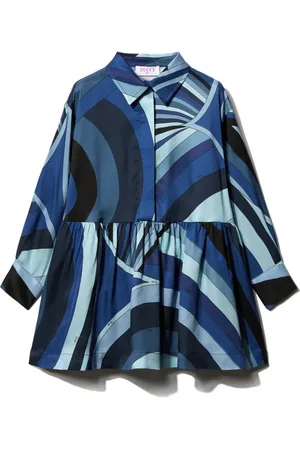 PUCCI Junior Iride-print dress
