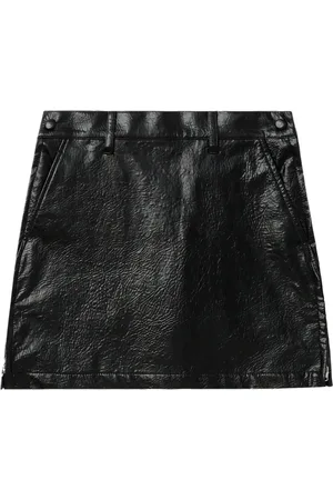 TOGA PULLA Faux leather fitted mini skirt