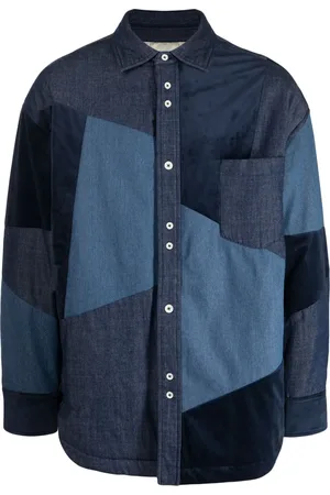FIVE CM Patchwork shirt jacket