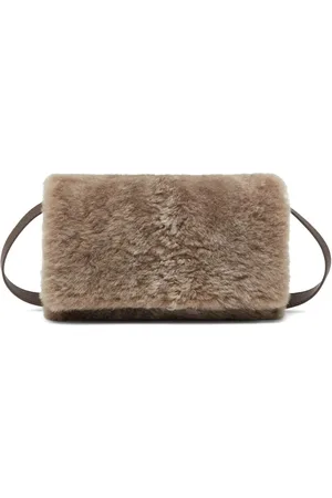Brunello Cucinelli Shearling cross body bag
