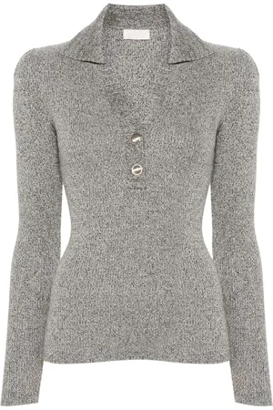 Liu Jo Lurex-detail knitted top