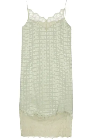 Givenchy 4G-jacquard midi slip dress