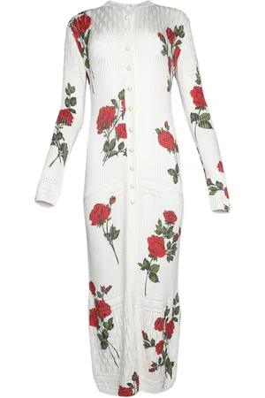 MAGDA BUTRYM Rose print cardigan