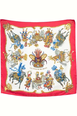 Hermès 1994 Les Fetes du Roi Soleil scarf