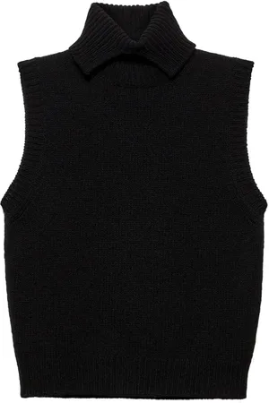 Prada Roll-neck cashmere vest