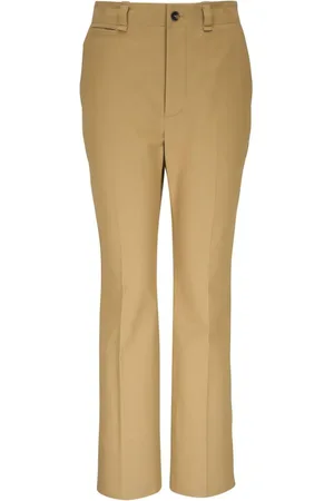 Saint Laurent Straight-leg cotton trousers