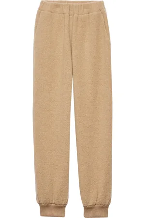 Prada Logo-patch fleece track pants