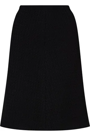 Oscar de la Renta Wool tweed skirt