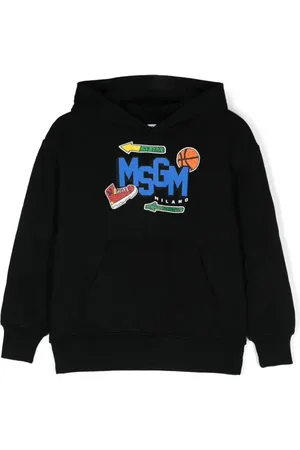 Msgm Basketball-print hoodie