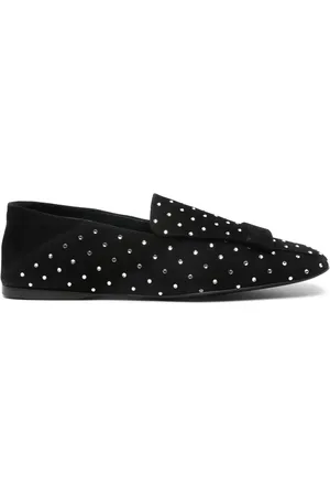Sergio Rossi Crystal-embellished ballerinas