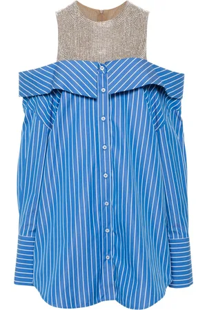 GIUSEPPE DI MORABITO Crystal-detail shirt dress