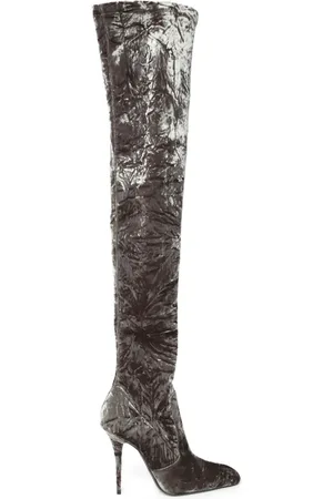 Saint Laurent Ella 110mm thigh-high boots