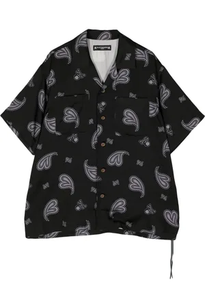 MASTERMIND Paisley-print silk shirt