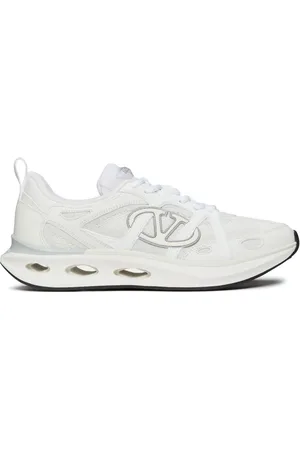 VALENTINO GARAVANI VLogo panelled lace-up sneakers