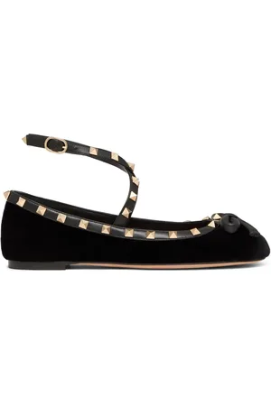 VALENTINO GARAVANI Rockstud strappy ballets