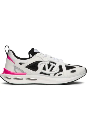 VALENTINO GARAVANI VLogo panelled lace-up sneakers