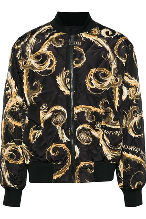 VERSACE Reversible padded bomber jacket