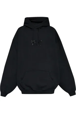 Vetements Logo-print cotton hoodie