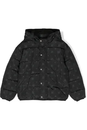 John Richmond Logo-print padded jacket