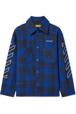 OFF-WHITE Bookish Diag flannel shirt