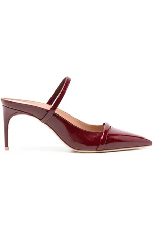 Serafini X Malone Souliers Aurora 80mm leather mules