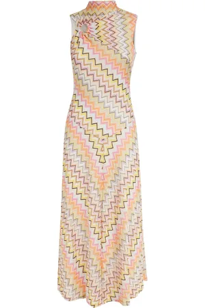 Missoni Zigzag-pattern midi dress