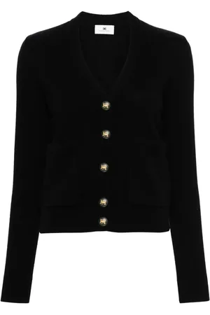 Elisabetta Franchi Embossed-buttons cardigan