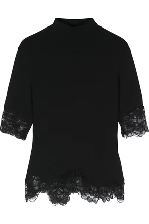 ERMANNO SCERVINO Lace-panelled T-shirt