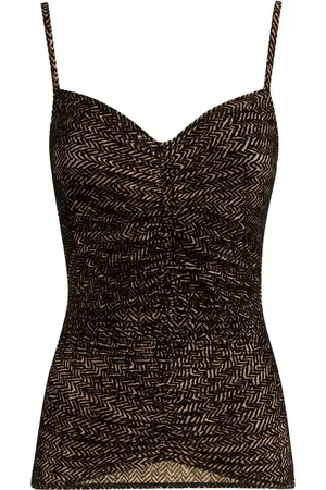 Missoni Zigzag gathered tank top