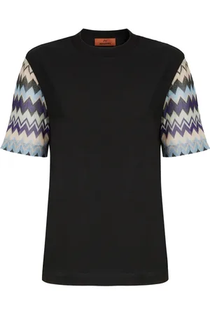 Missoni Knitted-sleeves cotton T-shirt