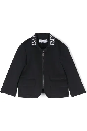 Emporio Armani Logo-intarsia blazer