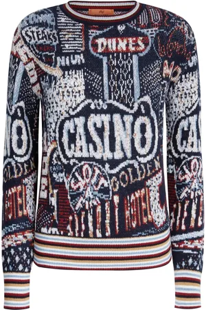 Missoni Graphic-print knitted jumper
