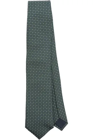 corneliani Geometric-jacquard tie
