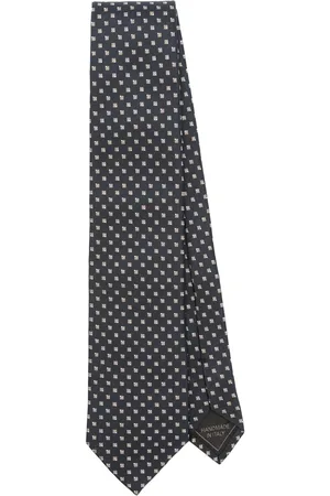 BRIONI Geometric-jacquard tie