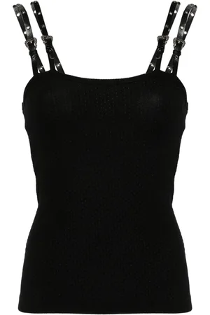 VERSACE Baroque-buckle top