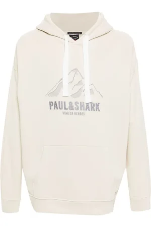 Paul & Shark Logo-embroidered hoodie