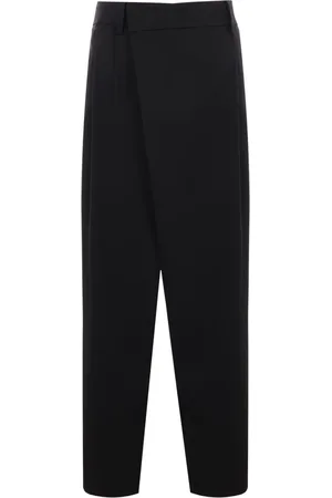 JUUN.J Asymmetric tailored wool trousers