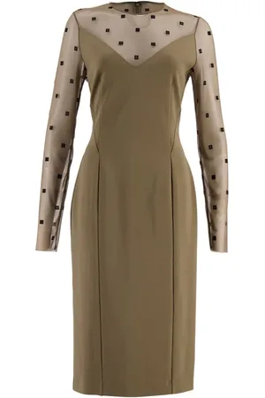 Givenchy Logo-jacquard midi dress