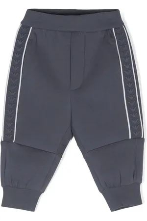Emporio Armani Logo-tape track trousers